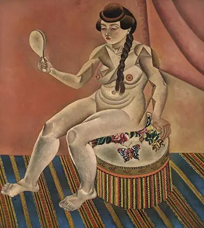 Nude with a Mirror Joan Miro